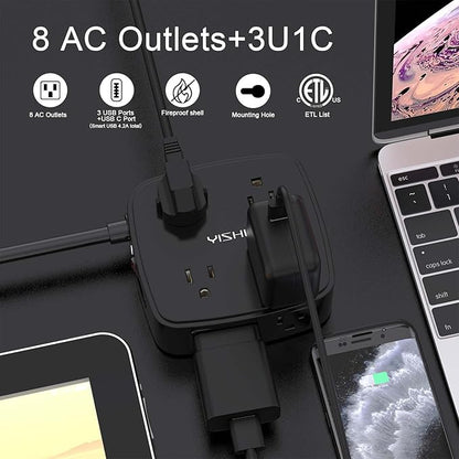 20 Ft Surge Protector Power Strip - Image 2