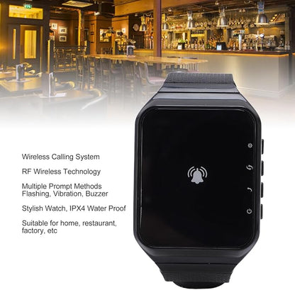 Yunseity Wireless Calling System, 1 Watch Receiver 1 Key Transmitter, Including - Image 3