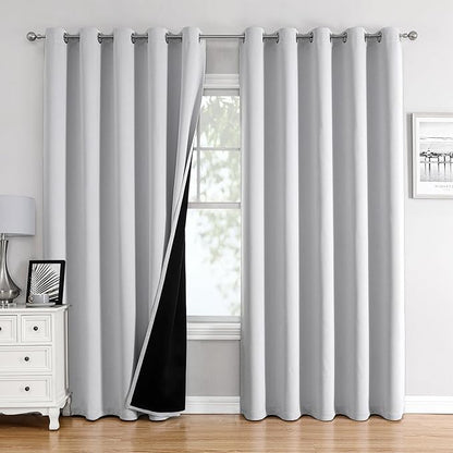 ChrisDowa 100% Blackout Curtains 84 inch Long by ChrisDowa