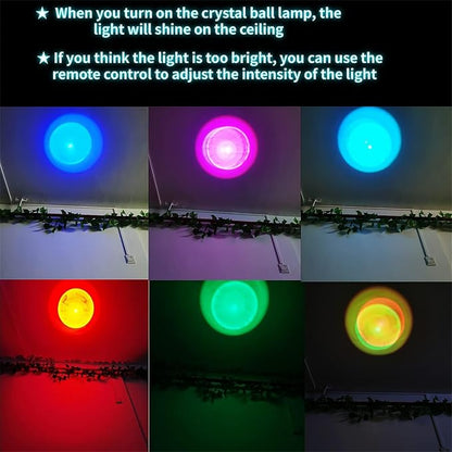 3D Crystal Ball Lamp, Lifelike LED Heart Night Light, 16 Color Changing Light - Image 6