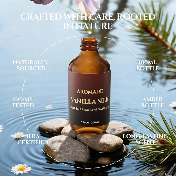 Vanilla Silk Diffuser Oil Inspired by Luxury Hotel Scent 6.76 Fl Oz, Aroma - Image 3