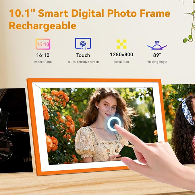 Battery Power Digital Photo Frame Electronic LED Screen Customizable - Image 7