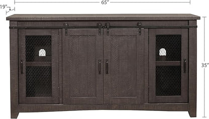 Martin Svensson Home Sierra 65" Solid Wood TV Stand - Image 3