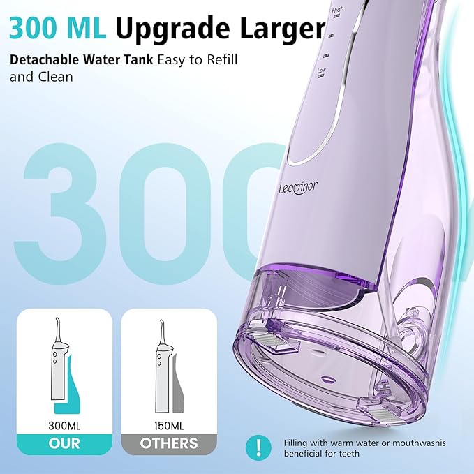Leominor Water Dental Flosser Pick - Image 6