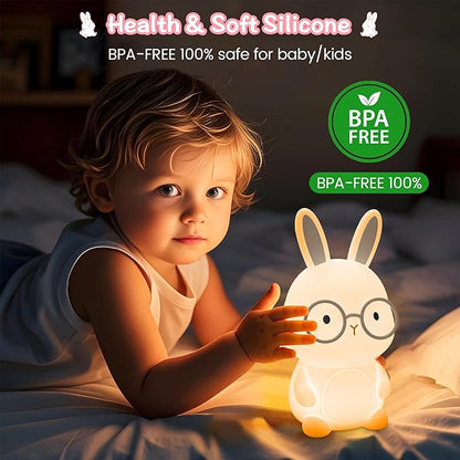 FAMIDUO Bunny Night Light, Rabbit Lamp - Image 5