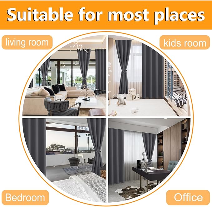Hiasan Grommet Blackout Curtains - Image 6
