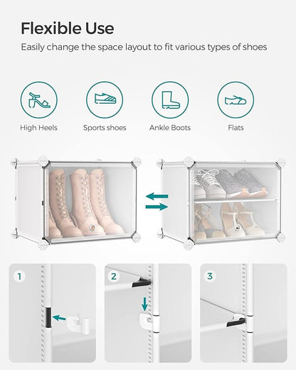 SONGMICS Shoe Rack Organizer, 6-Tier Shoe Storage Cabinet - Image 6