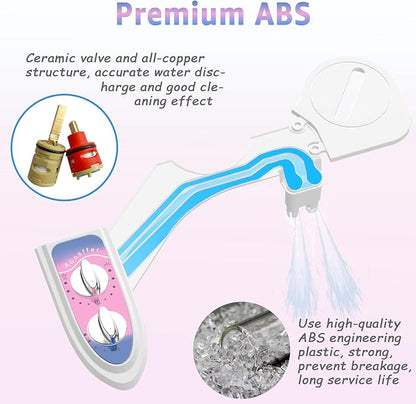 Toilet Bidet Attachment for Toilet, No-Electric Fresh Cold Water - Image 2