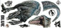 Jurassic World Fallen Kingdom Velociraptor Giant Peel and Stick Wall Decals, Vinyl, Made in USA