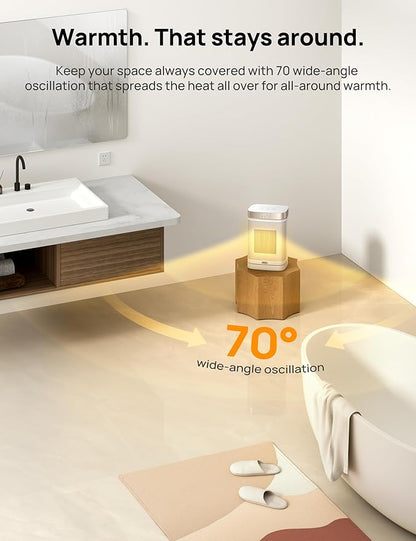 DREO Space Heater for Bathroom and Indoor, Portable Heater, 1500W Safe and - Image 3