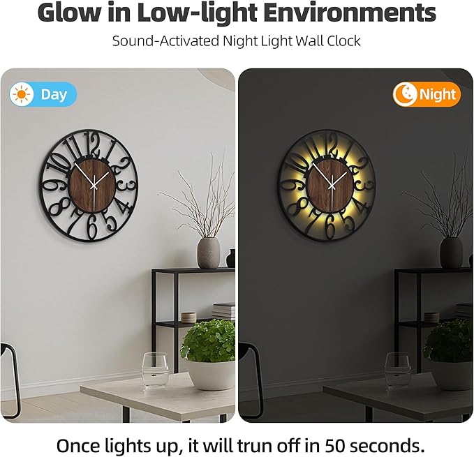 Casaformia 24'' Silent Wall Clock - Image 2