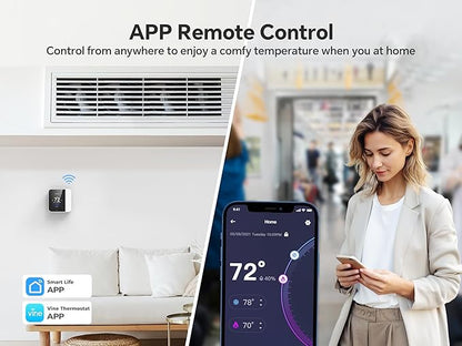 vine Smart Thermostat for House, WiFi Thermostats for Home Compatible - Image 3