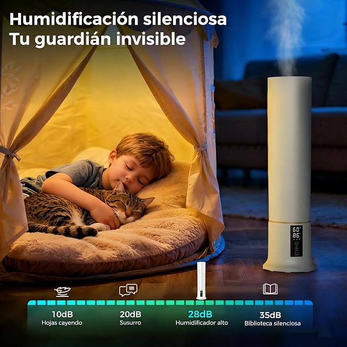 Humidifier Large Room, 2.4Gal Cool Mist Humidifiers - Image 4