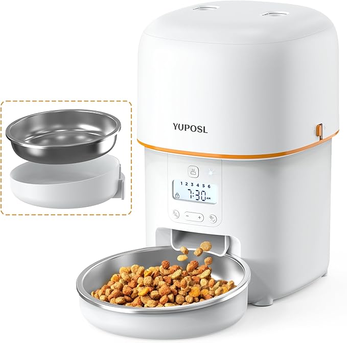 Automatic Cat Feeders - 2L Cat Food Dispenser Easy to Use by Yuposl