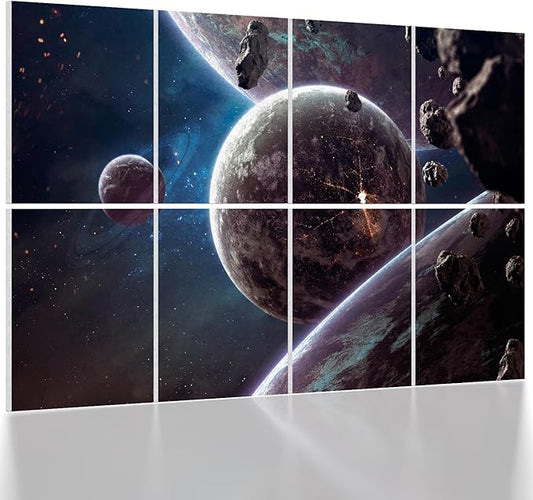 UMIACOUSTICS 8 Pcs 0.7Inch Thick Art Acoustic Panels, Total 47.2” x 31.5” by UMIACOUSTIC