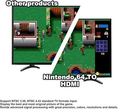 Azduou N64 to HDMI Converter Converts N64 Game Console Video Signal to HDMI - Image 5