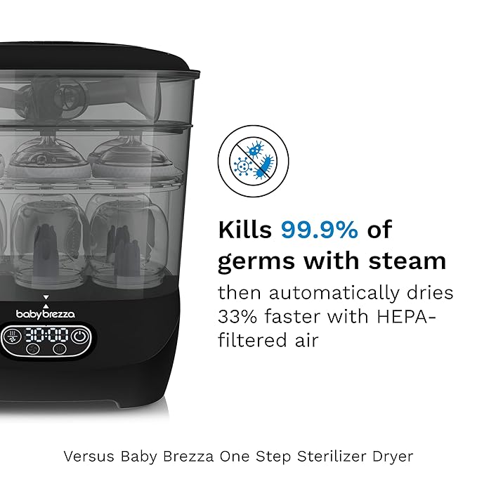 Baby Brezza Bottle Sterilizer and Dryer Advanced – 33% Faster - Image 2