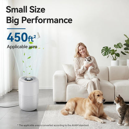yariki air purifiers for bedroom,high efficiency up to shown in use