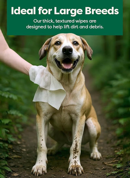 Earth Rated XL Pet Wipes for Dogs & Cats, Unscented Hypoallergenic, 60 Ct - Image 4