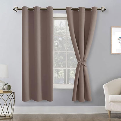 Hiasan Blackout Curtains for Bedroom, 42 x 63 Inches Length - Image 2
