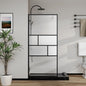 Goodyo 34” X 72” Shower Door Tempered Glass Framed Shower Screen Panel by Goodyo