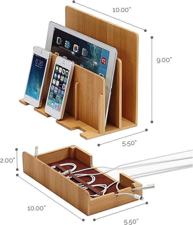 Great Useful Stuff G.U.S. Multi-Device Charging Station Dock & Organizer - Image 3