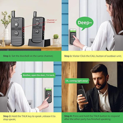Wireless Intercom Doorbell, Intercoms Wireless - Image 7