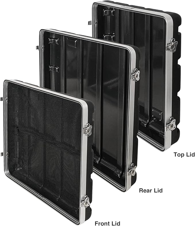 Sound Town Lightweight and Compact 10U ATA ABS Rack Case, - Image 6
