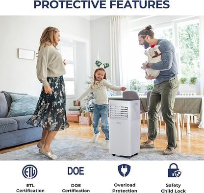 COSTWAY Portable Air Conditioner, 10000 BTU AC Cooling - Image 8