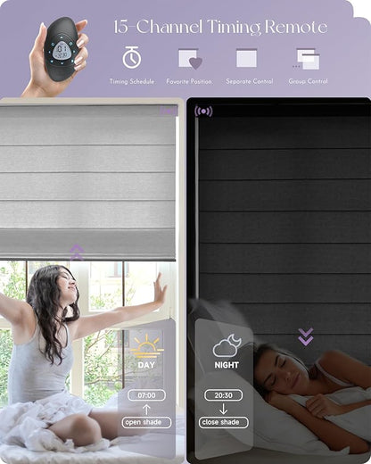 Graywind Smart Roman Shades Compatible - Image 4
