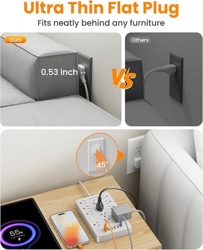 Bawmwim Surge Protector Power Strip - Image 5