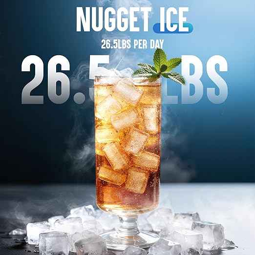 Nugget Ice Maker Countertop – 6 Mins Fast Ice Production, FLASHCHILL™, 26.5 - Image 5