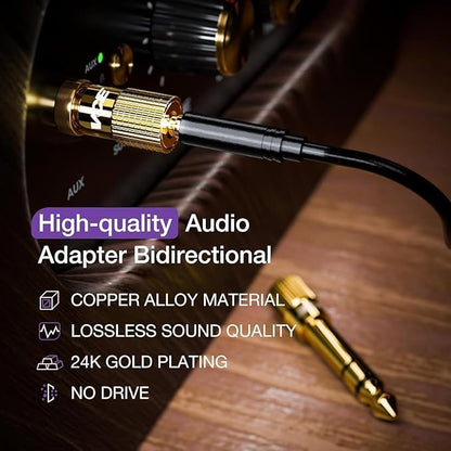 Mizi Male to 3.5mm Female Gold Plated Stereo Audio Jack Adapter - Image 6