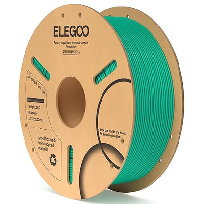 ELEGOO PLA Filament 1.75mm Sea Green 1KG, 3D Printer Filament Dimensional by ELEGOO