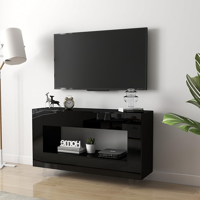 Vavkorkula High Gloss TV Stand for 55 Inch - Image 8