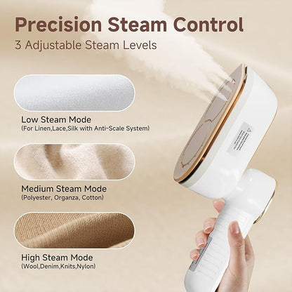 Travel Steamer, 1200W Portable Steamer - Image 4