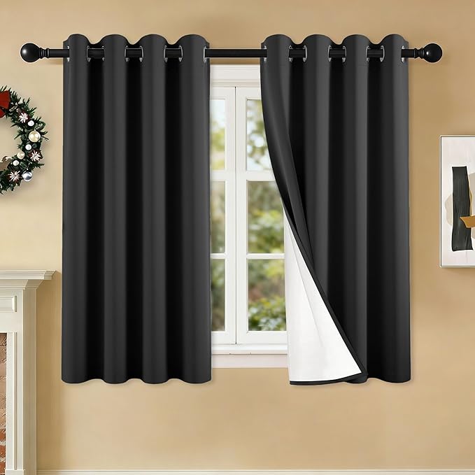 100% Blackout Curtains 54 Inch Length by Unknown