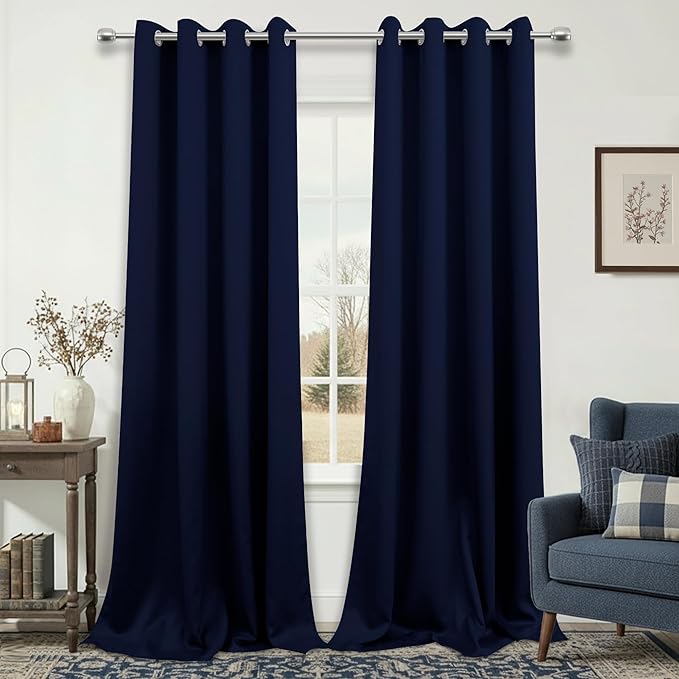 KOUFALL Extra Long 120 Inch 10 FT Curtains 10FT Foot Blackout - Image 3