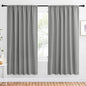 NICETOWN 2 Panels Blackout Curtains, Rod Pocket Window Curtains Room Darkning by NICETOWN