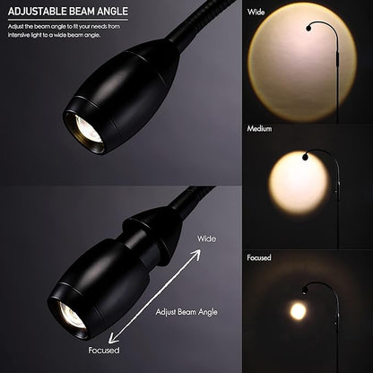 O’Bright Ray – Adjustable LED Beam Floor Lamp, Dimmable and Zoomable Spotlight - Image 3