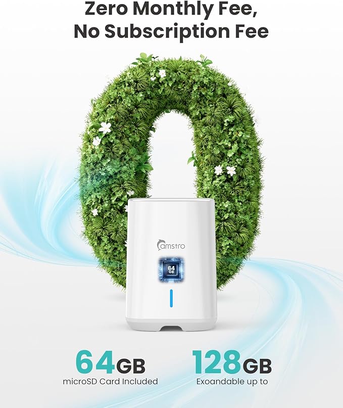 4K Security Cameras Wireless Outdoor No Subscription, 360° PTZ Home Security - Image 2