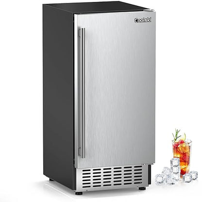 Coolski 15" W Commercial Under Counter Ice Maker Machine, 80 Lbs/Day, Bulit-in - Image 9