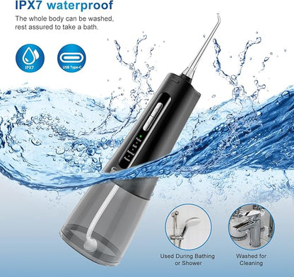 JNGOODS Cordless Water Dental Flosser Oral irrigator, JNGOODS 300ml - Image 6