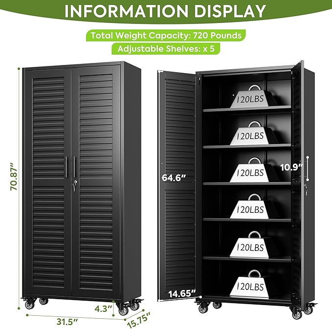 SUXXAN Garage Storage Cabinet - Image 3