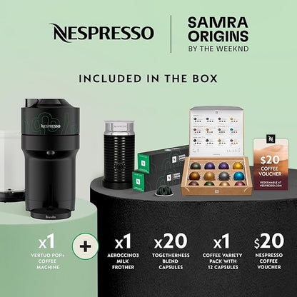 Nespresso Vertuo Pop+ Coffee and Espresso Maker by Breville, Samra Origins by - Image 3