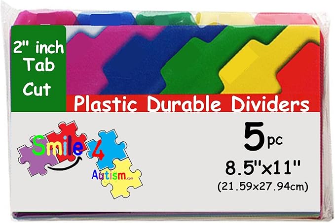 Smile4autism Large 8.5x11” Tools Perfect to Keep Your Loose Visual Picture - Image 9