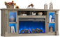 Farmhouse Fireplace TV Stand Up to 80" TVs, Media Console by RNLRNL