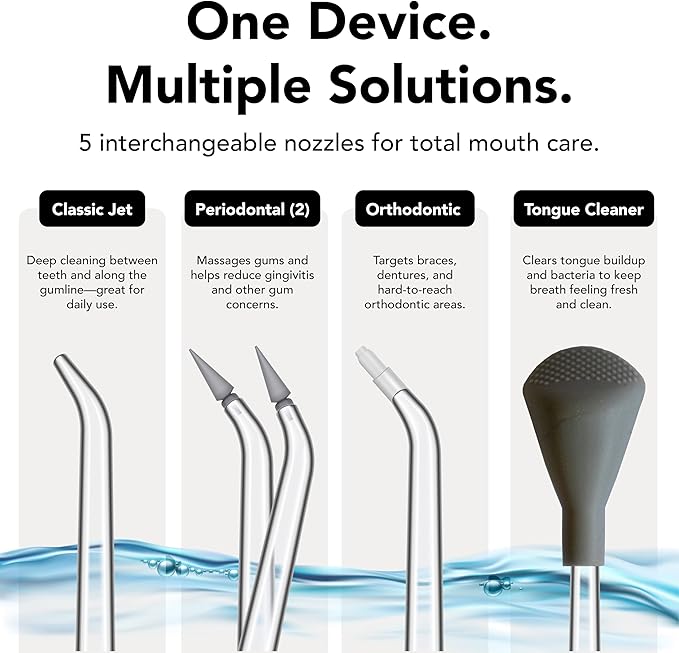 Portable Water Flosser for Teeth Cleaning – Travel Size, Compact & Cordless - Image 5