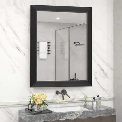 SMIROR Matte Black Bathroom Mirror by SMIROR
