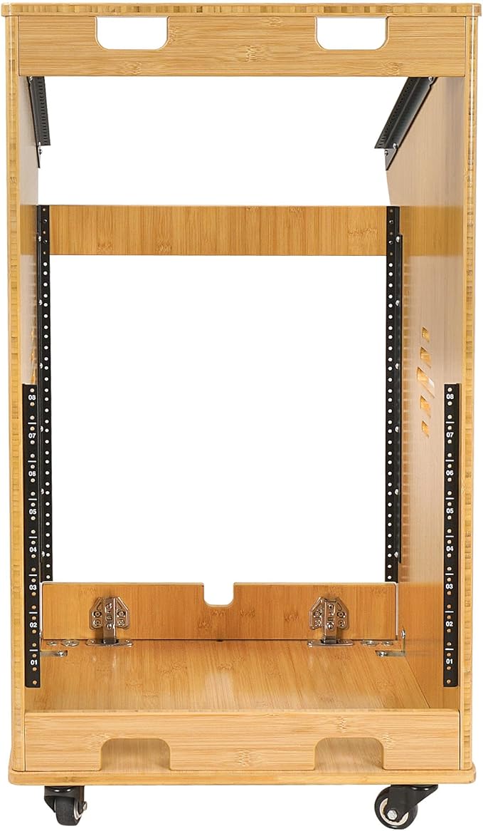 Sound Town DIY Solid Carbonized Bamboo Studio Rack - Image 4